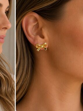 Bow earrings
